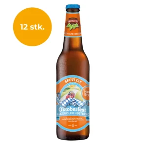 Skovlyst Oktoberfest Alkoholfri Høstbryg 0,5 liter flasker m. 12 stk. skilt
